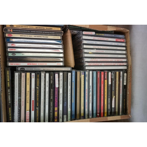 1381 - CD's - Around 400 CD's to include many Country artists, Rod Stewart, Aretha Franklin etc, ex conditi... 