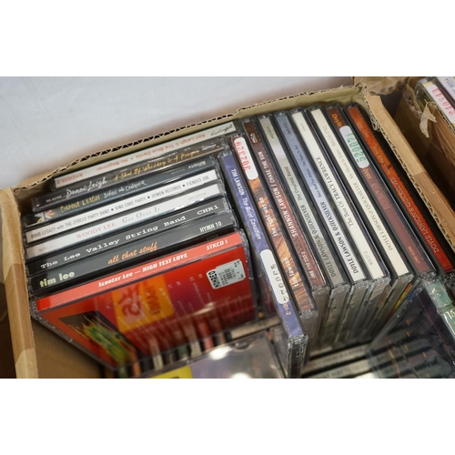 1385 - CD's - Around 400 CD's to include many Country artists, compilations, Rock, Jazz etc (4 boxes)