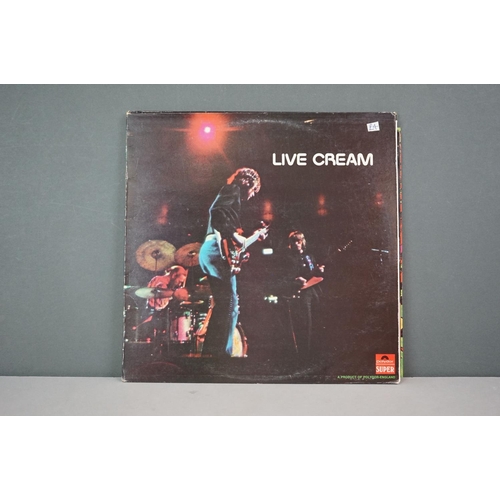 214 - Vinyl - Cream & related 11 LP's to include Disraeli Gears (594 003 Stereo), Fresh Cream x 2, Live Cr... 