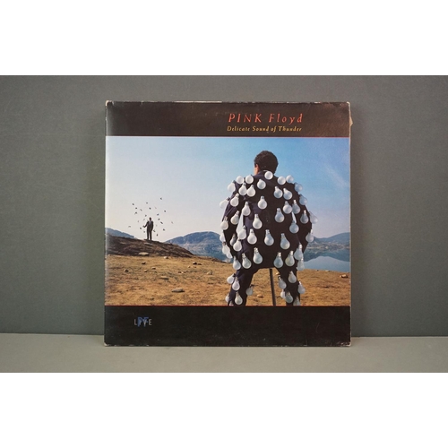 216 - Vinyl - Ten Pink Floyd LPs to include Atom Heart Mother, Ummagumma, Delicate Sound of Thunder, Wish ... 