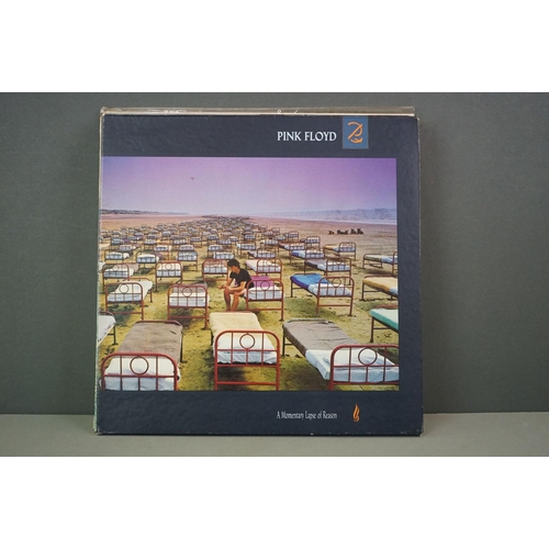 220 - Vinyl - 10 Pink Floyd LPs to include A Momentary Lapse of Reason, Atom Heart Mother, Ummagumma, More... 