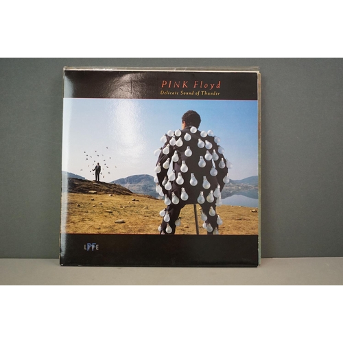 220 - Vinyl - 10 Pink Floyd LPs to include A Momentary Lapse of Reason, Atom Heart Mother, Ummagumma, More... 