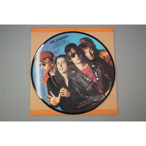 231 - Vinyl - The Damned small collection to include Live In Newcastle picture disc (PDAMU2A) Vg+, Intervi... 