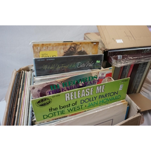 274 - Vinyl & CD Box Sets - Over 180 LPs and 14 x Box Sets featuring Brenda Lee, Hank Locklin etc, vg+ (th... 