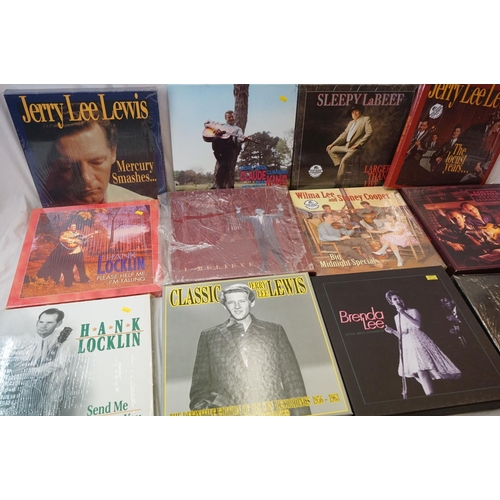 274 - Vinyl & CD Box Sets - Over 180 LPs and 14 x Box Sets featuring Brenda Lee, Hank Locklin etc, vg+ (th... 