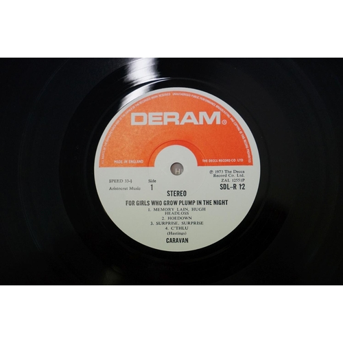 335 - Vinyl - Caravan, For Girls Who Grow Plump in the Night LP on Deram SDLR12 red/white label, gatefold ... 