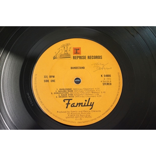 339 - Vinyl - Family 2 LP's Bandstand (K 54006) name on label, diecut sleeve, lyric inner, and Fearless (K... 