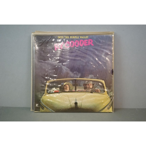 344 - Vinyl - Collection of 10 Ry Cooder LP's plus a 10 inch EP to include Paradise and Lunch, Chicken Ski... 