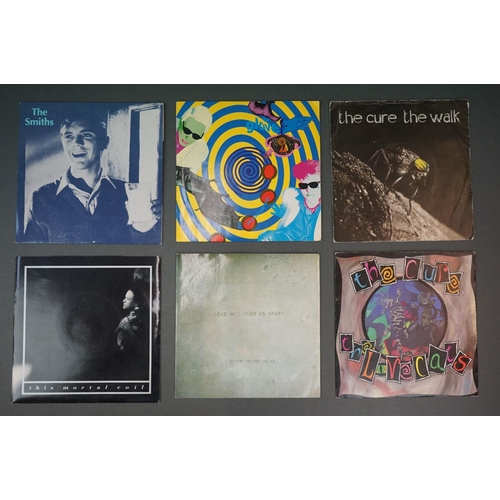 354 - Vinyl - Approx 17 Indie / New Wave singles including The Smiths What Difference Does It Make (Terren... 