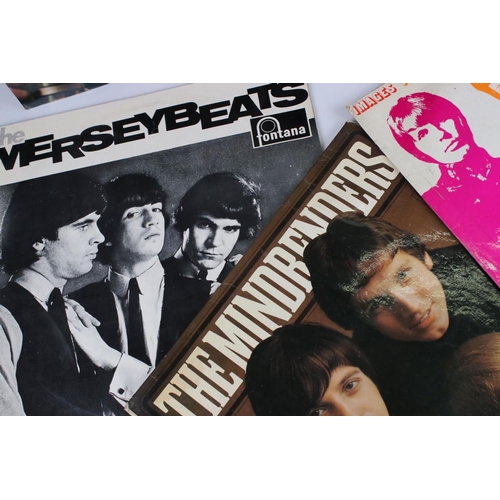 1084 - Vinyl - Five LPs to include The Rolling Stones no 1 LK4605 mono (pen to back cover), The Merseybeats... 