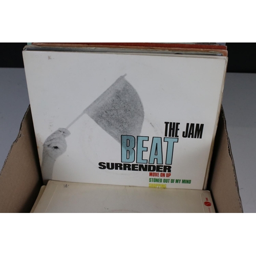 1086 - Vinyl - Punk / Pop / Indie collection of approx 90 45's to include The Rolling Stones, The Clash, Th... 