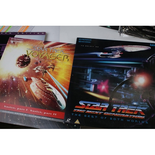 1087 - 18 Movie Laser Discs to include Terminator 2, Star Wars Empire Strikes Back, Starr Wars Star Trek Th... 