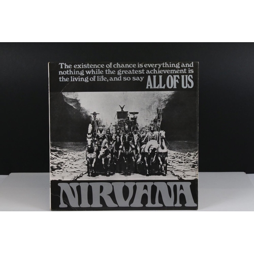 14 - Vinyl - Nirvana All Of Us LP on Island ILPS 9087 with pink label, orange/black circle logo, stereo, ... 