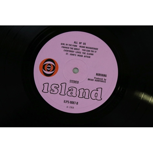 14 - Vinyl - Nirvana All Of Us LP on Island ILPS 9087 with pink label, orange/black circle logo, stereo, ... 