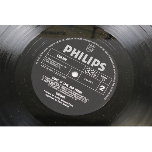 15 - Vinyl - Nirvana Songs of Love and Praise LP on Philips 6308089, stereo, inner sleeve with cut outs s... 