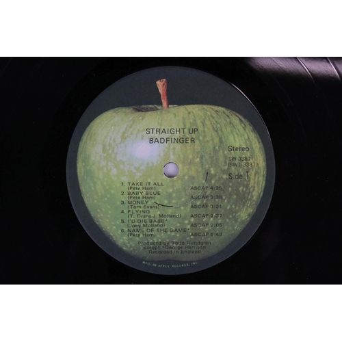 1509 - Vinyl - Bad Finger Straight Up (Apple SW 3387) US pressing, heavy card sleeve showing some shelf wea... 