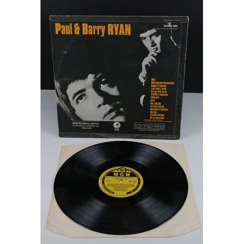 23 - Vinyl - MOD/BEAT Paul & Barry Ryan self titled LP on MGM C 8081, mono non laminated, flip back sleev... 