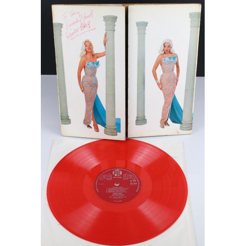 25 - Signed Vinyl - Diana Dors Swingin Dors LPs on Pye red vinyl, vg, autographed 'To Tony Sincerely Your... 