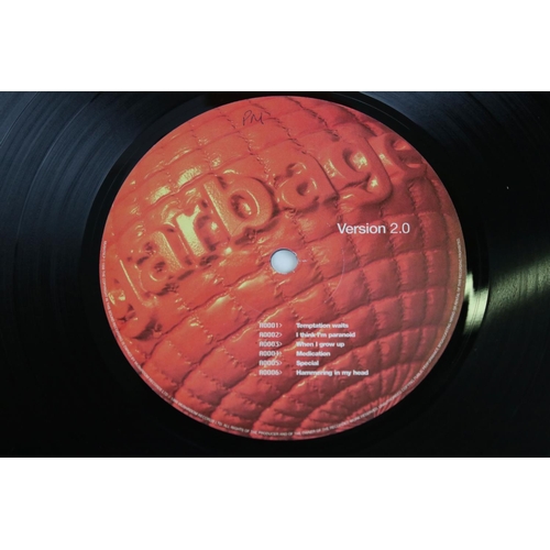 34 - Vinyl - Garbage Version 2.0 LP on Mushroom  MUSH29LP, with inner sleeve, initials of vendor to label... 