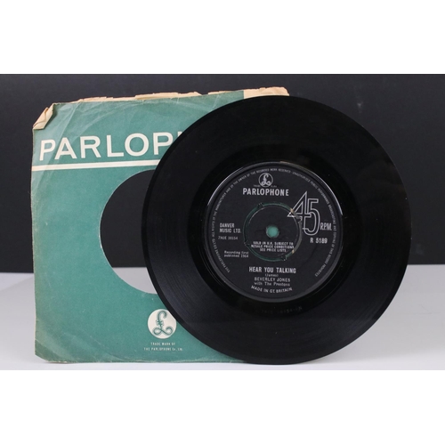 414 - Vinyl - Beverley Jones & The Prestons Heat Wave 45 on Parlophone R5189 in company sleeve, vg