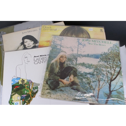 418 - Vinyl - Around 80 LPs from female artists to include Marianne Faithfull, Joni Mitchell, Joan Armatra... 