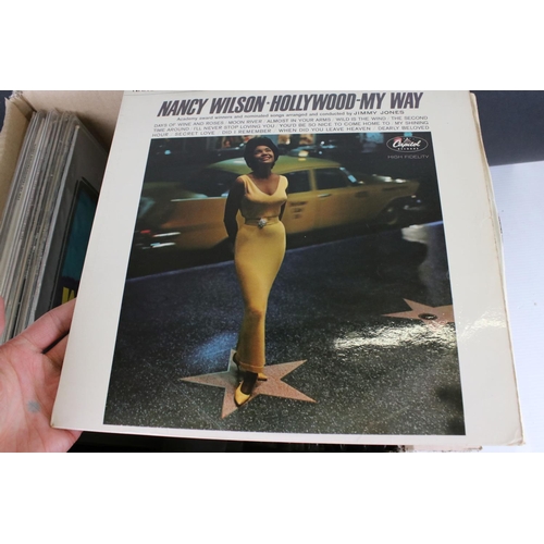 419 - Vinyl - Around 40 LPs from female artists to include Joan Baez, Nancy Sinatra, Nancy Wilson etc, sle... 