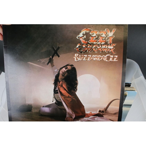 434 - Vinyl - Aprrox 50 vinyl LP's spanning the decades and the genres to include ELO, Ozzy Osbourne, Roxy... 