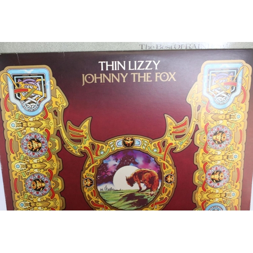 442 - Vinyl - First class collection of 34 Rock LP's including Deep Purple x 3, Free x 2, Thin Lizzy x 2, ... 