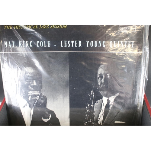 443 - Vinyl - Lester Young collection of over 20 LP's to include The Story Of Vol 1-4 on CBS, The Definiti... 