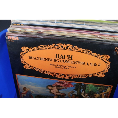 451 - Vinyl - Classical & mixed genres, a collection of approx. 50 LPs, mostly classical, sleeves and viny... 