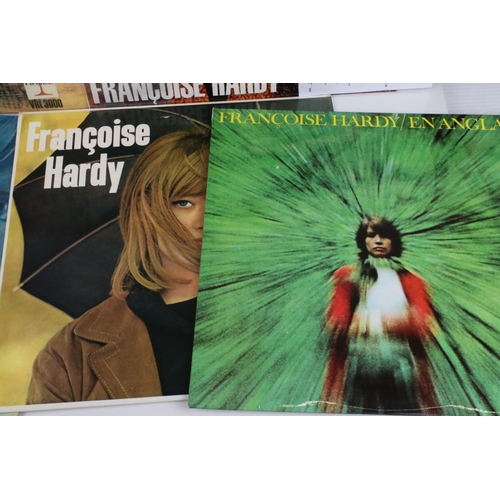 474 - Vinyl - Francoise Hardy collection of 9 LP's to include Self Titled (VRL 3028), Voila! (VRL 3031), E... 