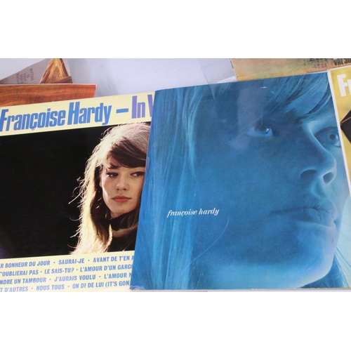 474 - Vinyl - Francoise Hardy collection of 9 LP's to include Self Titled (VRL 3028), Voila! (VRL 3031), E... 