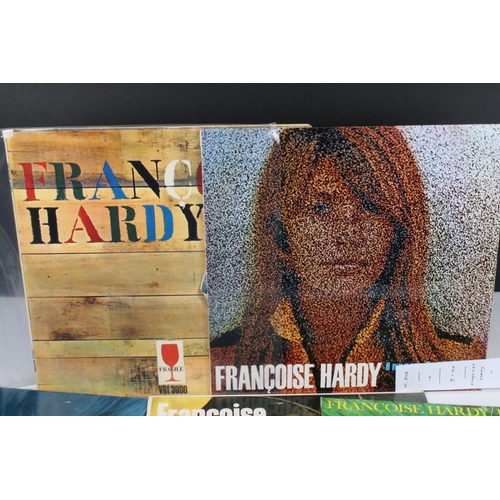 474 - Vinyl - Francoise Hardy collection of 9 LP's to include Self Titled (VRL 3028), Voila! (VRL 3031), E... 