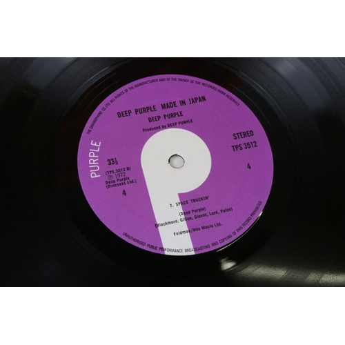 475 - Vinyl - Deep Purple Made In Japan (TPS 3512) gatefold sleeve with correct first pressing etchings in... 