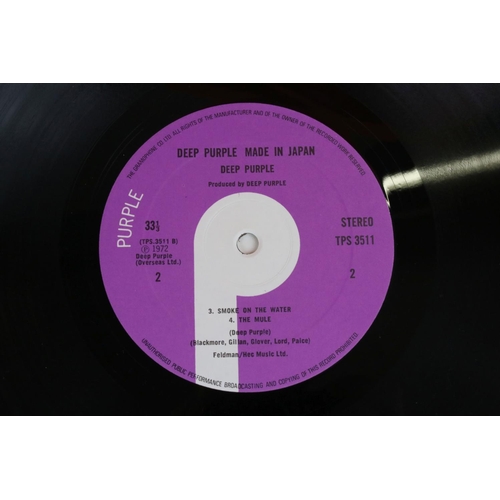 475 - Vinyl - Deep Purple Made In Japan (TPS 3512) gatefold sleeve with correct first pressing etchings in... 