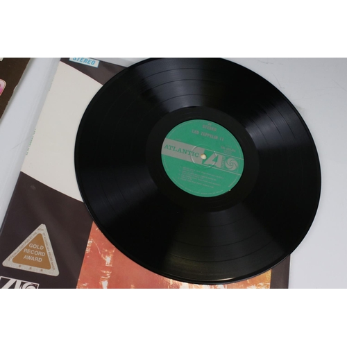 477 - Vinyl - Led Zeppelin Two LP's to include Two (SAL 933615) and Three (SD 7201) green and orange label... 