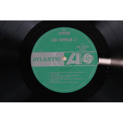 477 - Vinyl - Led Zeppelin Two LP's to include Two (SAL 933615) and Three (SD 7201) green and orange label... 