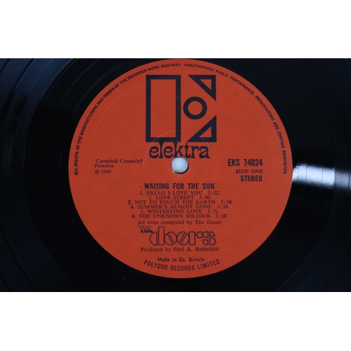 479 - Vinyl - The Doors Two Early LP's to include Waiting For The Sun (Elektra EKS 74024) orange label wit... 