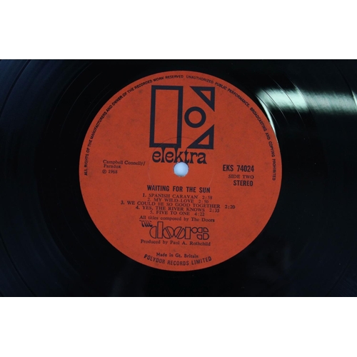 479 - Vinyl - The Doors Two Early LP's to include Waiting For The Sun (Elektra EKS 74024) orange label wit... 