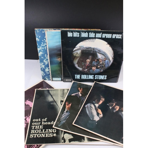 488 - Vinyl - 15 x The Rolling Stones LPs to include Big HIts, No 1, No 2, Between The Buttons, Out of Our... 