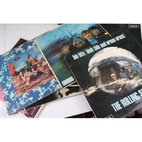 488 - Vinyl - 15 x The Rolling Stones LPs to include Big HIts, No 1, No 2, Between The Buttons, Out of Our... 