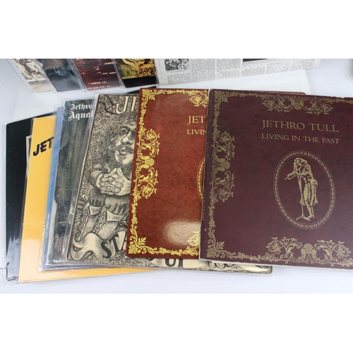 491 - Vinyl - 14 Jethro Tull LPs to include some duplictaes, featuring This Was, Thick as a Brick x 2, Son... 