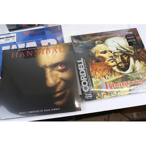 1395 - Vinyl - Six sealed Original Soundtrack LPs to include Hannibal, Braveheart, War Machine, Private Par... 