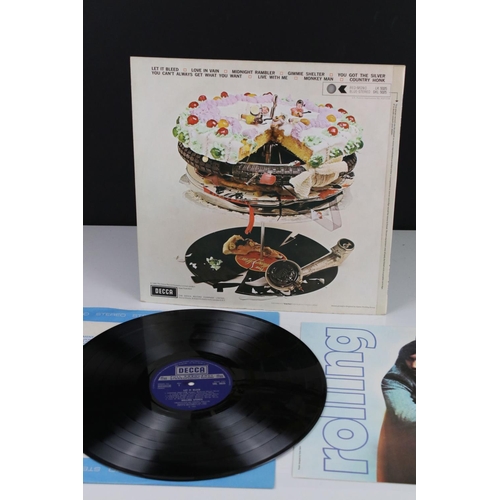 1397 - Vinyl - The Rolling Stones Let It Bleed (Decca SKL 5025) boxed Decca Stereo label, stickered sleeve,... 