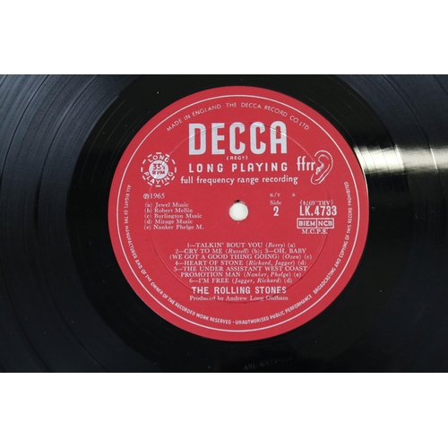 1399 - Vinyl - The Rolling Stones Out Of Our Heads (Decca LK 4733) mono, non flipback sleeve by Robert Stac... 