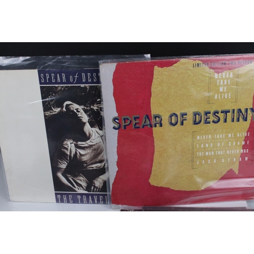 1400 - Vinyl - Six Spear Of Destiny vinyl records to include So In Love With You 10