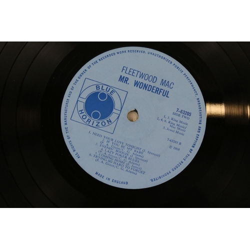 1411 - Vinyl - Fleetwood Mac Mr Wonderful (Blue Horizon 7 63205) gatefold sleeve.  Sleeve VG- buffering to ... 