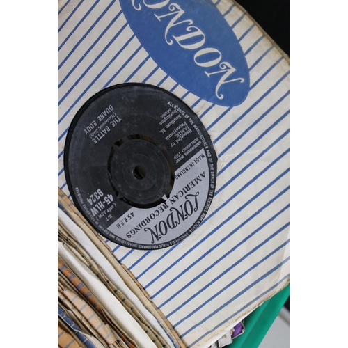 1425 - Vinyl - Over 100 45s all on the London American label from 50/60s to include Eddie Cochran, Ramrods ... 