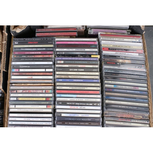 1440 - CDs - Around 300 CDs featuring various artists and genres to include Bob Dylan, Santana, Sheryl Crow... 