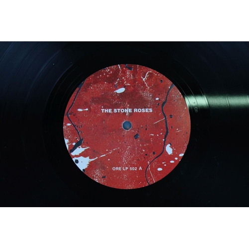 1484 - Vinyl - Two The Stone Roses self titled LPs to include ORELP502, not embossed, gold lettering, and 2... 